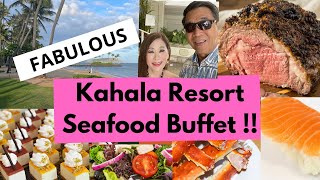 Kahala Resort: Plumeria Beach House Seafood Buffet