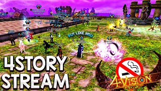 4Story Stream  - STREAM WITHOUT SMOKE !!! | 4Vision - Best MMORPG in 2024