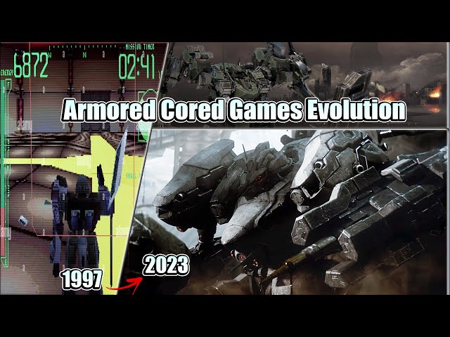 Evolution of Armored Core Games ( 1997-2023 ) 