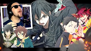 Video thumbnail of "WHAT EVEN IS AN ISEKAI?! Also This Rap... | Kaggy Reacts to ISEKAI ANIME RAP CYPHER | RUSTAGE"