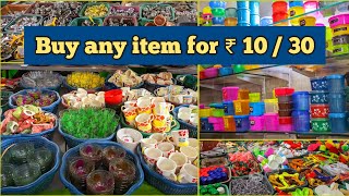 DMart Any item ₹ 10/30, very cheap steel & glass kitchen items, containers & organisers, stationery