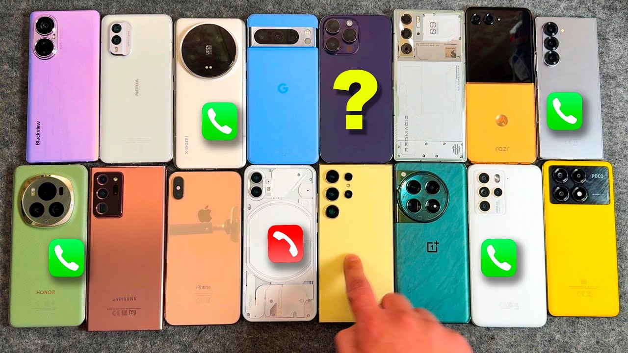 Guess Who Incoming call - iPhone, Samsung, Xiaomi, Nokia, HTC, ZTE, Moto, Honor, OnePlus are Pixel ?