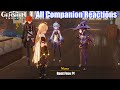 Genshin Impact - All Characters House Reactions (Companion Move-In Quotes)