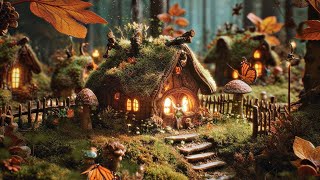 ⋆ ˚🍄🧚‍♀️｡ Fairy Village in the Forest 🍁˚｡ Ambience & Soft Music 🍄 Nature sounds ASMR screenshot 2