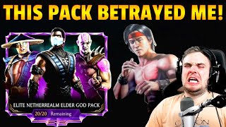 MK Mobile. Elite NetherRealm Elder God Pack Opening That Made Me VERY SAD!