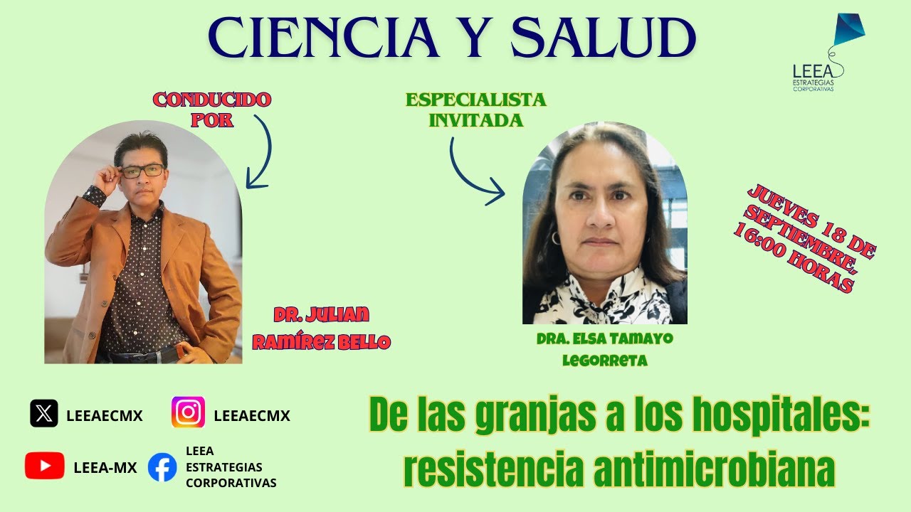 De las granjas a los hospitales:  resistencia antimicrobiana