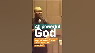 All powerful God! #apostlejoshuaselman #graceofgod #powerofgod #almighty #god #allpowerfulgod