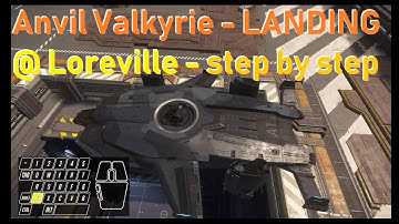 Star Citizen Alpha 3.6.1 | Landing the Anvil Valkyrie at Loreville | Hover Mode | VTOL | TrackIR