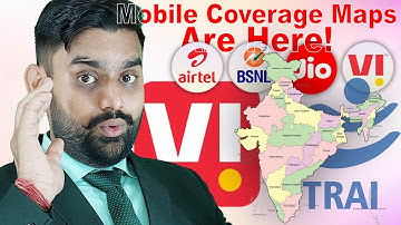 Vi Mobile Coverage Map | 4G, 5G Mobile Network Coverage Map | Jio | Airtel | BSNL & MTNL | TRAI, DoT