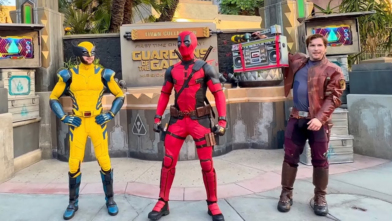Guardians of the Galaxy : Awesome Dance Off! With Deadpool & Wolverine|Disney’s California Adventure
