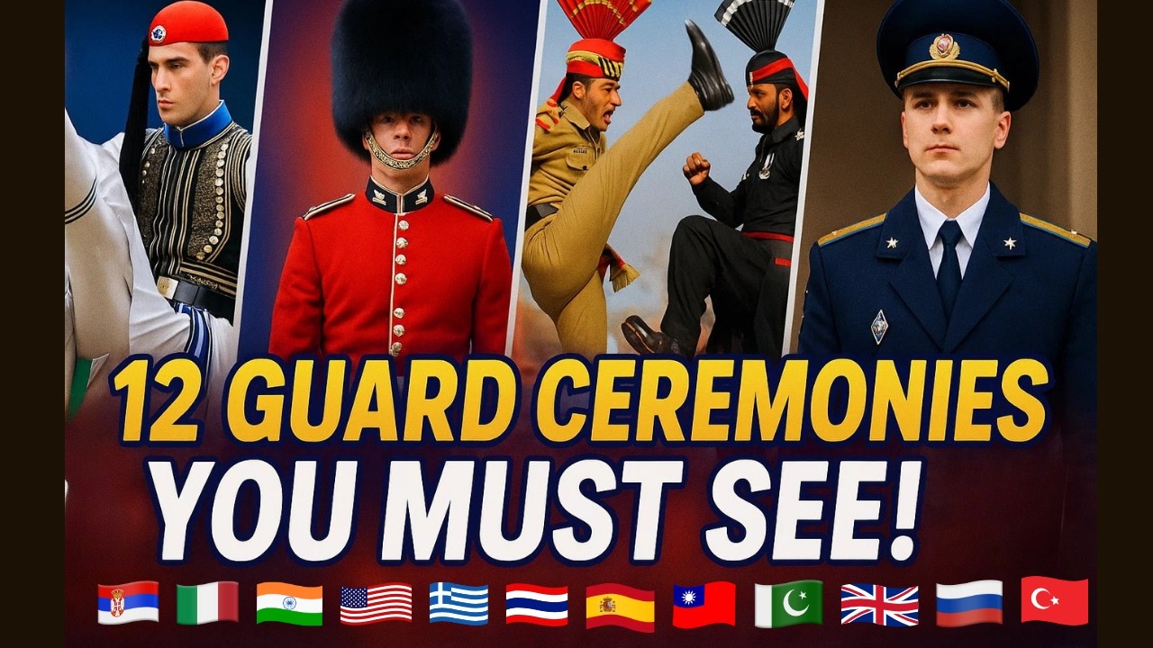 World – GUARDS FROM 12 NATIONS Changing of the Guard Rituals