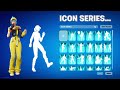 All fortnite icon series emotes  tiktok dances