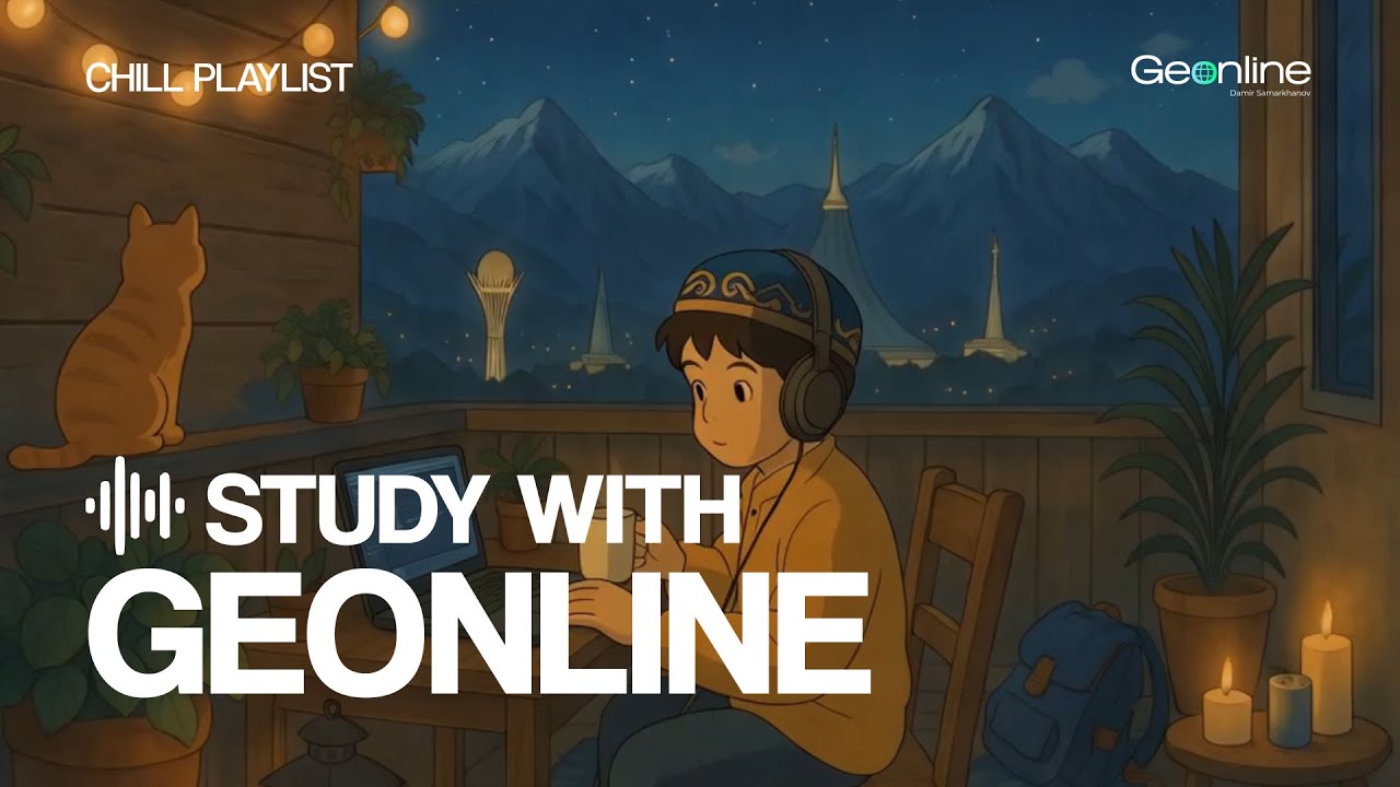 STUDY WITH GEONLINE | QAZAQ MUSIC & ПОМОДОРО ӘДІСІ