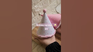 DIY birthday cap tutorial 🎉