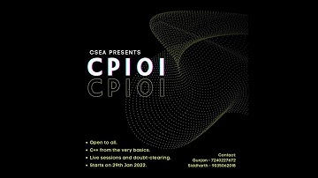 CP101 Lec 3 2022 ||  Introduction to Competitive Programming || CSEA IIT Guwahati