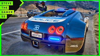 GTA 5 Mod Supercars Sunday Patrol| Bugatti| GTA 5 Lspdfr Mod| 4K