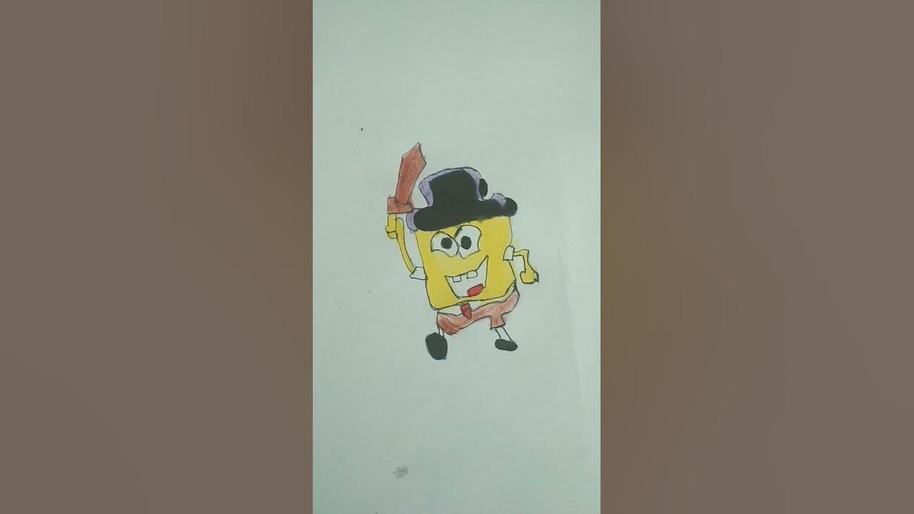 рисунок Спанч Боб - YouTube