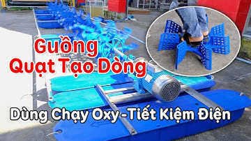 Guồng Quạt 10 Cánh Và 18 Cánh | Tạo Dòng Chảy Mạnh Mẽ - Cung Cấp Oxy Cho Ao Nuôi