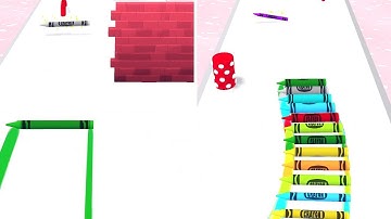 Crayon Run All Android IOS Levels walkthrough Gameplay lvl 15-16