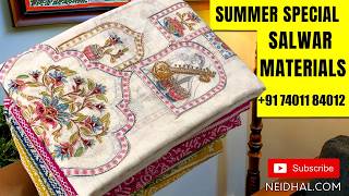 Latest Salwar Dress Material Designs | NEIDHAL.COM | WhatsApp +917401184012 | MAY 19 #3767 screenshot 5