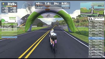 Zwift - TTT: WTRL Team Time Trial - Zone 10 (ESPRESSO/DOPPIO) on Flat Route in Watopia
