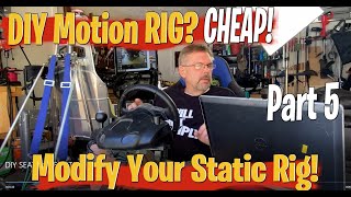 DIY SEATMOVER Part 5 WW motors Arduino IBT-2 Simtools MOD your static SIM RIG with Motion!