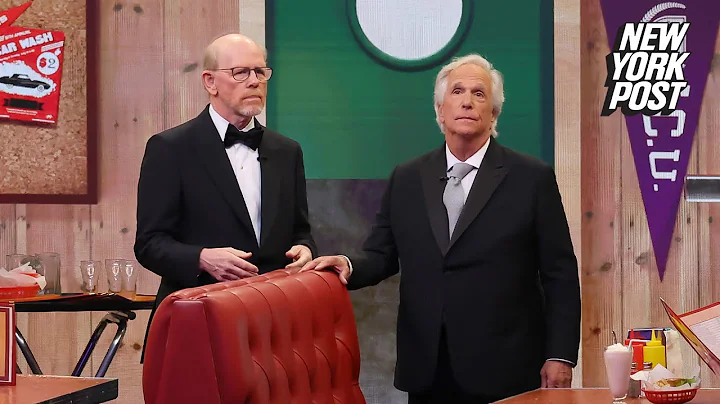 Henry Winkler channels Fonzie at Emmys 2024 ‘Happy Days’ reunion with Ron Howard