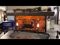 Machine age lamps steampunk barnwood industrial table 1891 Machine age lamps steampunk barnwood industrial table 1891