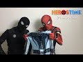 Spiderman Bros UNBOXING Spiderman PS4 NEGATIVE suit by HEROSTIME!!!