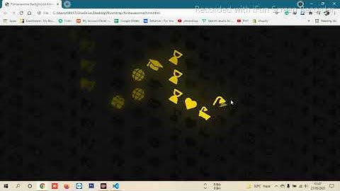 #Fontawesome #Background #Animation