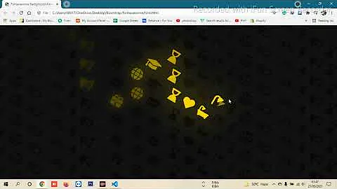 #Fontawesome #Background #Animation