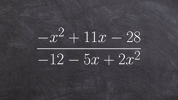 Simplifying a rational expression by factoring