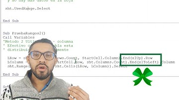 Excel macros 🎀 5 Formas de crear rangos dinámicos en VBA