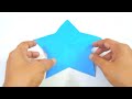 DIY PAPER CUTTING STAR #craft #diy #satisfying