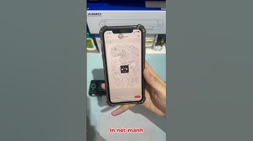 Máy scan hình xăm M08F in được nét mảnh cực nét #aimo #m08f #tattoo #mayincamtay #mayscan