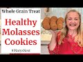 Healthy Molasses Cookies Recipe - Soft and Chewy Molasses Cookies - Healthy Baking Recipe