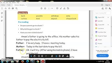 English 5th class ch-6// Bank-Our Need// full explanation( part-1) PSEB