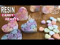 Making Resin Candy Hearts for Valentine's Day