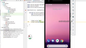 Kotlin Synthetic Binding || Databinding made easy | android coding
