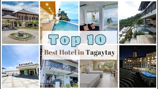TOP 10 BEST HOTEL IN TAGAYTAY, CAVITE, PHILIPPINES 2023 [ STAYCATION AFFORDABLE ]