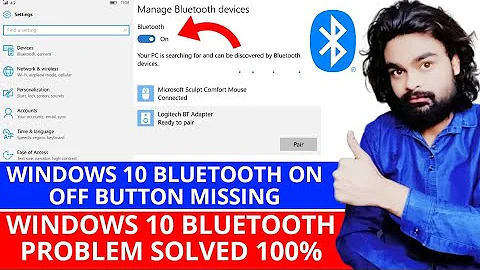 Windows 10 bluetooth on off button missing | bluetooth not working pc and laptop Problem Solve