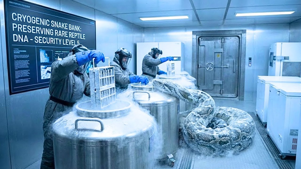 Inside the Modern Cryogenic Snake Bank: Preserving Rare Reptile DNA in a High-Security Lab