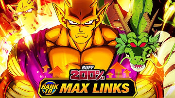 THE KING OF DOKKAN! LEVEL 10 LINKS 100% LR POWER AWAKENING/ORANGE PICCOLO! (DBZ: Dokkan Battle)