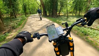 20 MILE SCENIC TRAIL RUN ON THE WOLF KING GT PRO 🛴 OLENTANGY RIVER