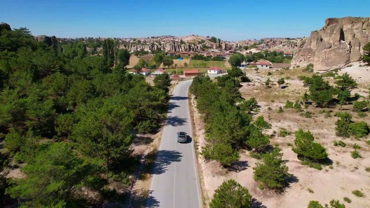 Frigya vadisi dron çekimleri