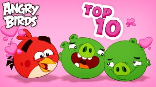 Angry Birds | TOP 10 Times Birds Were NICE To Pigs