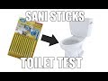 Magic Sticks Drain Cleaner Deodorizer - Toilet Test