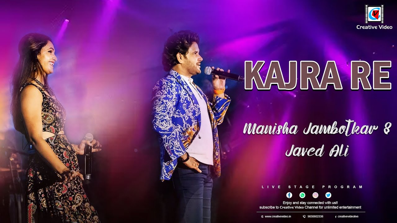 Kajra Re I Bunty Aur Babli | Aishwarya, Amitabh I Manisha Jambotkar & Javed Ali Live In Concert