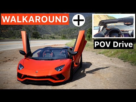 lamborghini-aventador-s-roadster-walkaround-+-pov-drive-(no-talking)