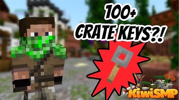 Opening 100 CRATES on The Minecraft Server Kiwi SMP